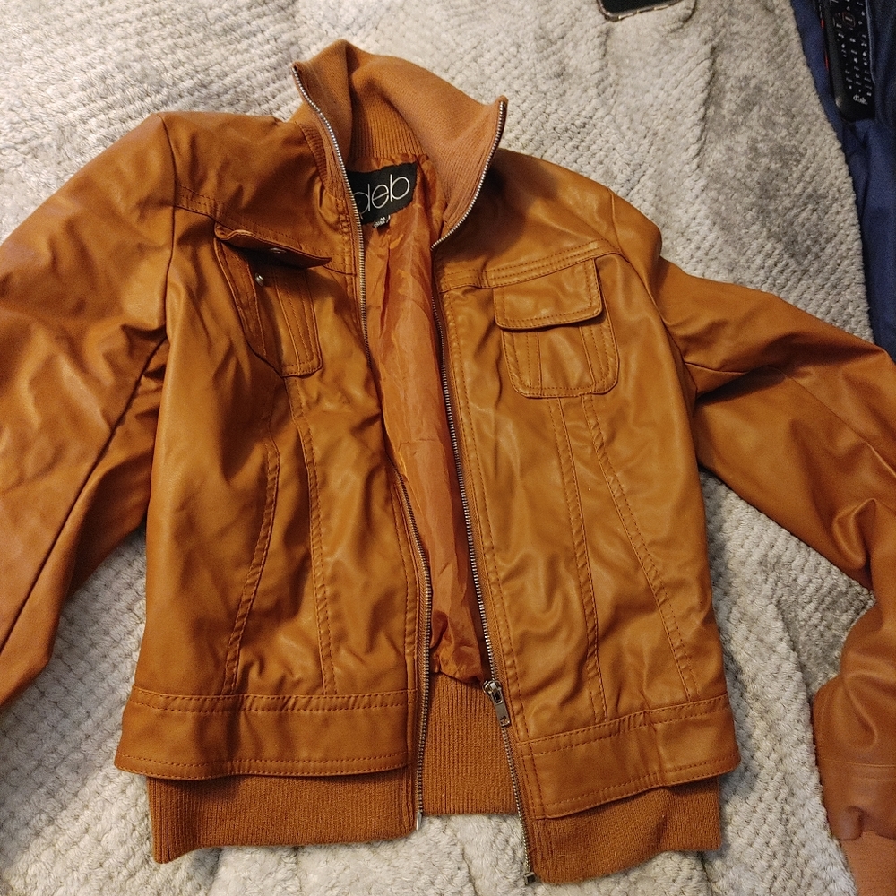 Leather jacket